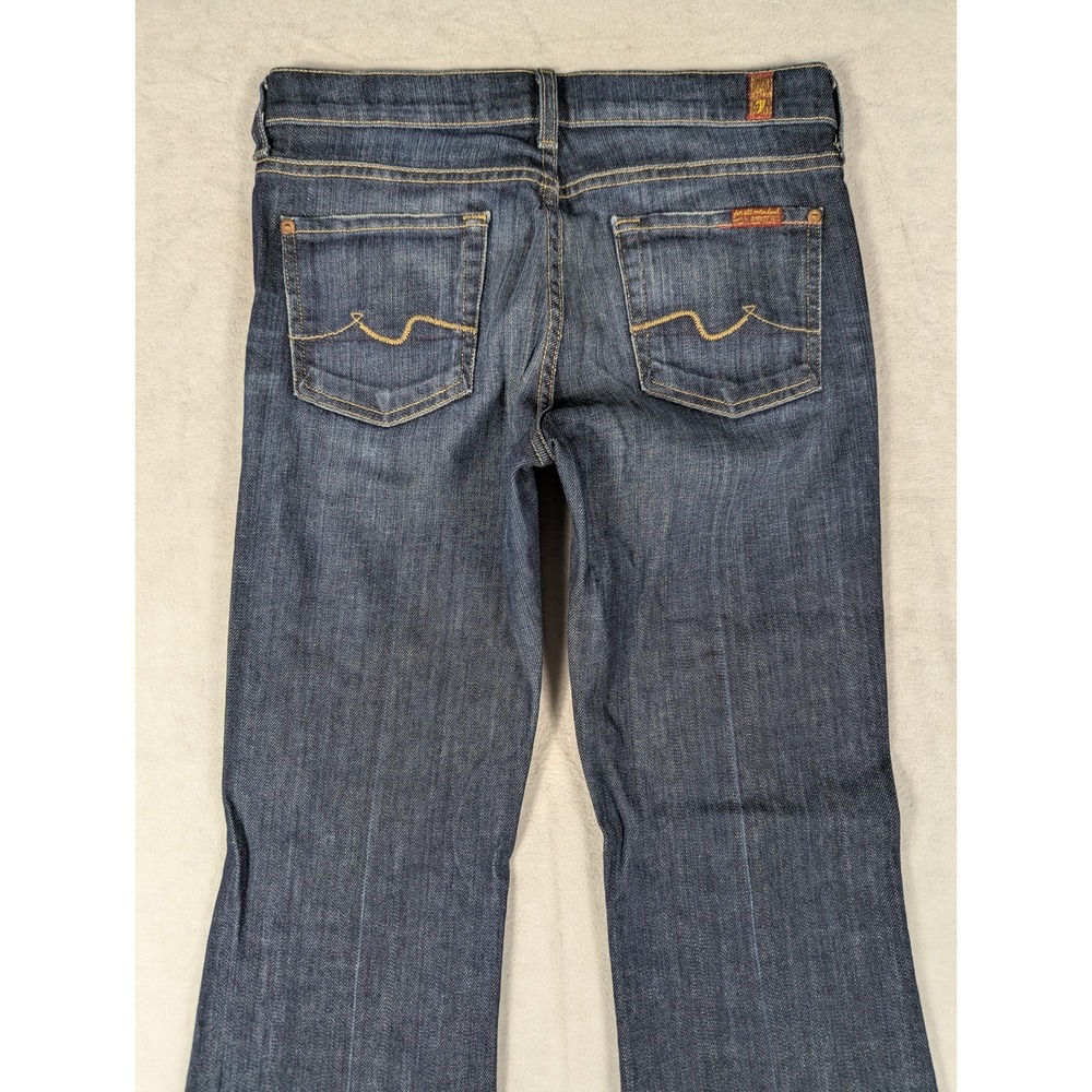 7 For All Mankind Original Bootcut Dark Blue Womens Jeans Size 26 - Picture 5 of 7